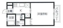 メゾンBの間取り画像