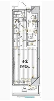 レガリス錦糸町の間取り画像