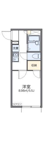 レオパレス武蔵中原の間取り画像