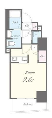 ドゥバン・ロテル・ド・ヴュの間取り画像