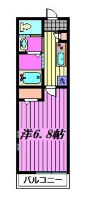 Mark Duo芝Ⅱの間取り画像