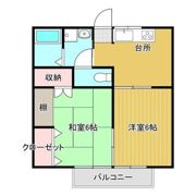 はまゆうハイツの間取り画像