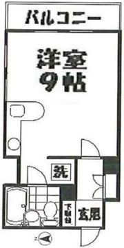 清水ハイツの間取り画像