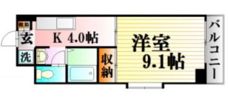 グランヴェルジェ中須Ⅱの間取り画像