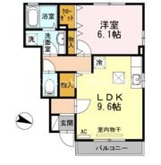 ルーラル タウン A棟の間取り画像