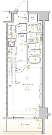 DIPS北千住の間取り画像