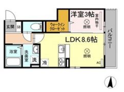 ウィング A棟の間取り画像