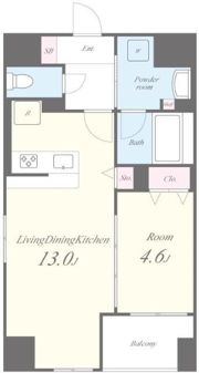 メゾンクラフト神田錦町の間取り画像