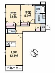Clan古市の間取り画像