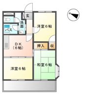 グランシャルマン通町の間取り画像