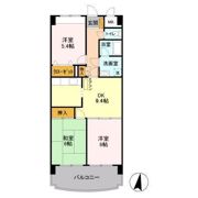 エーヴィゲス市川の間取り画像