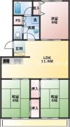 サンリーブハイツの間取り画像