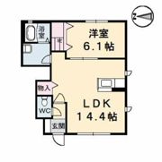 ガーデニアナナAの間取り画像