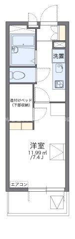 レオパレスアステックの間取り画像