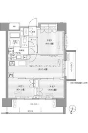 ヒューリックレジデンス千葉中央の間取り画像
