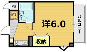 第6長栄サンシャイン・みささぎの間取り画像