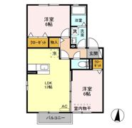イーストヴィレッジ Cの間取り画像