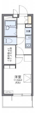 レオパレスエクスプレッシブの間取り画像