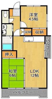 ロイヤルコーポKMの間取り画像
