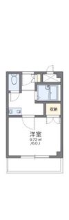 レオパレス花つるみⅡの間取り画像