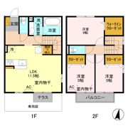 グランテラス三俣の間取り画像