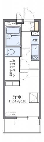 レオパレスアルカディア北矢名の間取り画像