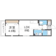 La Vie belle 宝山町Ⅱの間取り画像