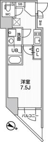 ALTERNA北品川の間取り画像