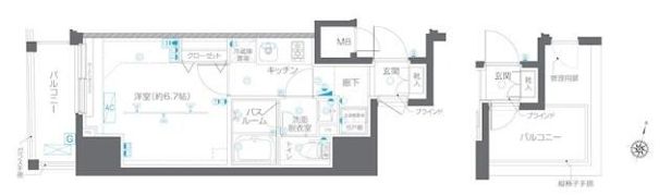 ZOOM白金台の間取り画像