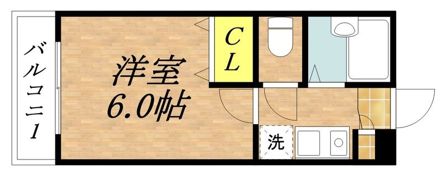 ピアセレナ壱番館の間取り画像