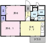 アーバンウエストⅢの間取り画像