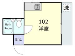 プレステージ王子本町の間取り画像