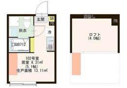 シェ ル サンキエム 堀切の間取り画像