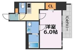 エスリード阿波座プライムコートの間取り画像