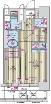 プレサンス九条グランデリーヴの間取り画像