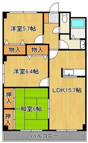 グラフキッズ企救丘の間取り画像
