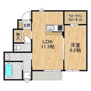 朝日レジデンス荒川本郷Dの間取り画像