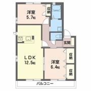 グリーンヒルズの間取り画像