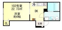 ソレイユ磯子の間取り画像