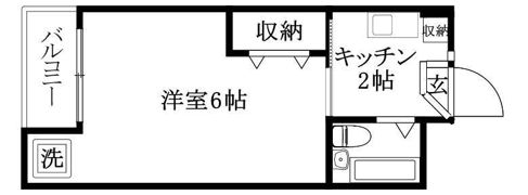 ミツダコーポ本町の間取り画像