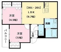 ユアメゾン千舟の間取り画像
