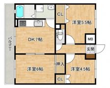 ローズヒルの間取り画像