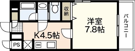 ベルヴィル大町駅前の間取り画像