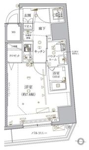クレイシア文京春日の間取り画像