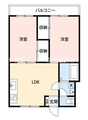 ベルハウスK.Aの間取り画像