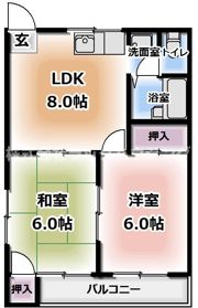カリヤグランドハイツの間取り画像