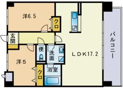 アロース博多の間取り画像