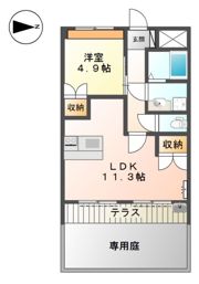アンジュー 壱号館の間取り画像