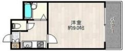 フォンティーヌ桃谷の間取り画像