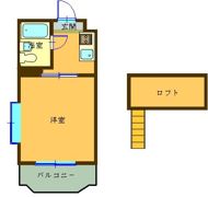 コナビック西塚Ⅱの間取り画像